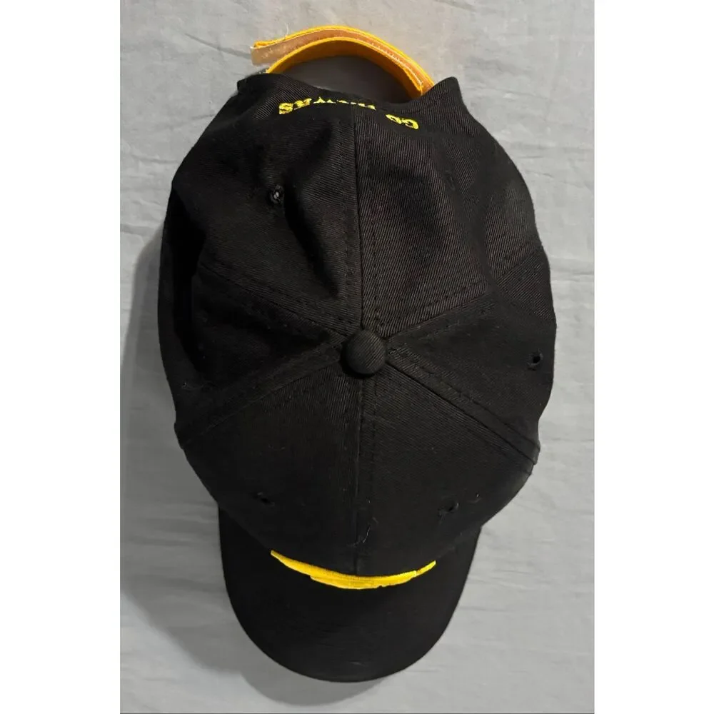 Iowa Hawkeyes Unisex Black Cap One Size Team Strapback
